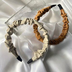 Vintage PU Leather Headband/hair bands